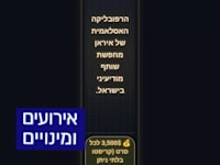 המודעה שהעלו הפורצים האיראנים באתר גלובס / צילום: צילום מסך מאתר גלובס