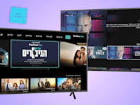 הטלוויזיות החדשות של סלקום ופרטנר / צילום: צילום מסך