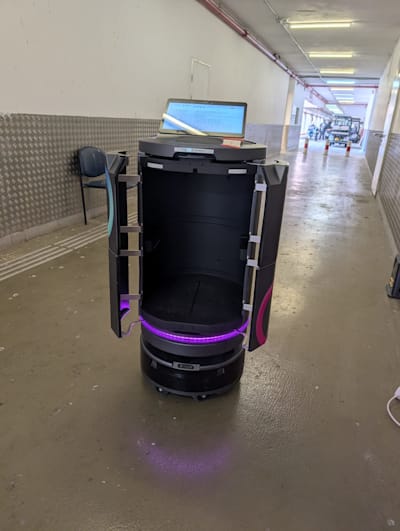 הרובוט של חברת דליברז אייאיי / צילום: יח''צ דליברז אייאיי הרובוט של חברת דליברז אייאיי / צילום: יח''צ דליברז אייאיי