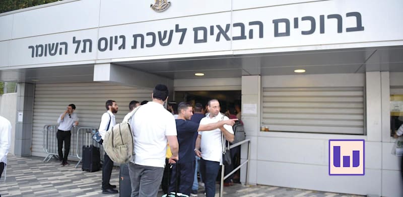 לשכת גיוס תל השומר / צילום: מיטב ודובר צה''ל