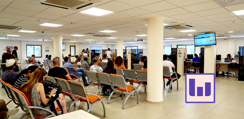 "לשכת העבודה בת''א / צילום: שירות תעסוקה"