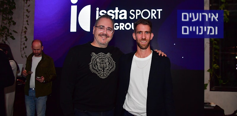 "עדו ווג, מנכ''ל איסתא ספורט, וגל גרשון, מנכ''ל סאן דור / צילום: חגי מיכאלי"