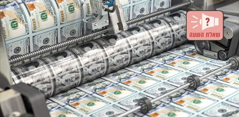 הדפסת דולרים / צילום: Shutterstock