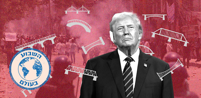 השבוע בעולם. חומרים: AP-Paul Sancya, Rajib Dhar, Shutterstock, עיבוד: טלי בוגדנובסקי