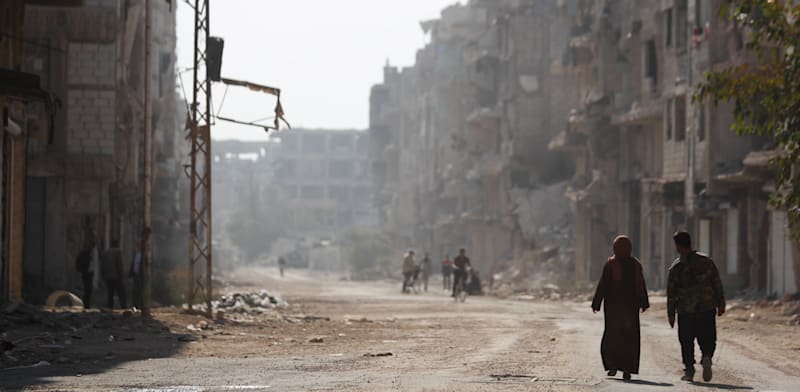 תקיפה בדמשק, סוריה (ארכיון) / צילום: ap, Omar Sanadiki