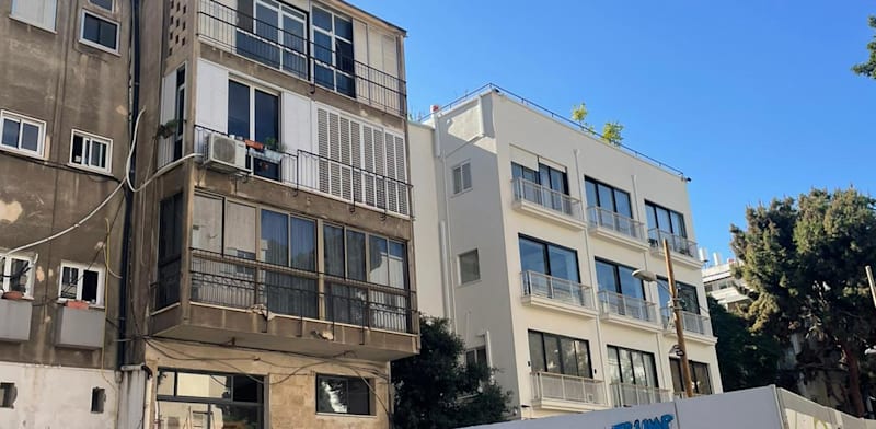 "הבניין ברחוב אבן גבירול 17 ת''א. הוועדה דחתה את החישוב של שני הצדדים / צילום: נוי מאיה"