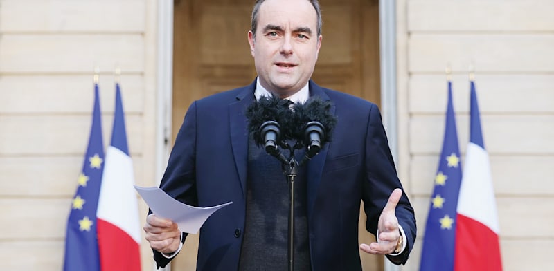 ראש ממשלת צרפת סבסטיאן לקורנו / צילום: ap, Thomas Samson, Pool