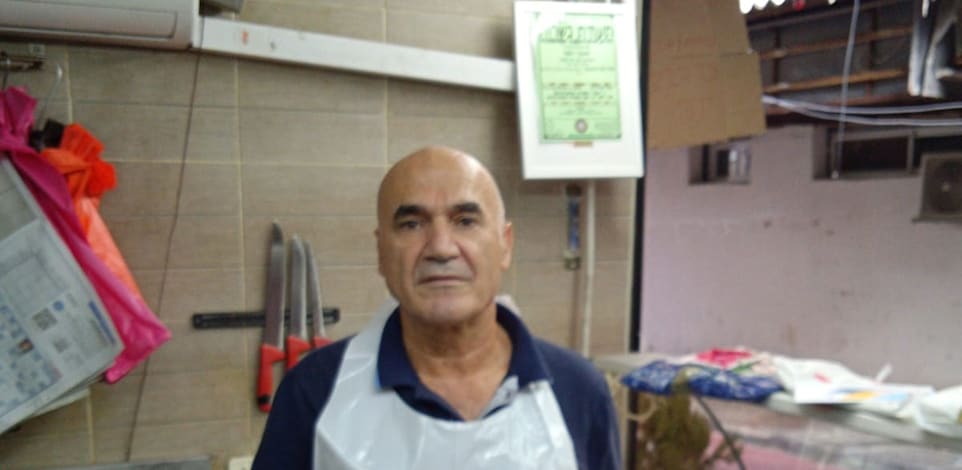 יוסף סומך. בעל איטליז משפחתי בשוק הכרמל בתל אביב / צילום: תמונה פרטית