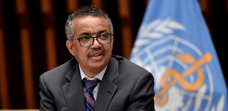 מזכ"ל ארגון הבריאות העולמי, תאודרוס אדהנום / צילום: Reuters, Fabrice Coffrini