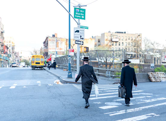 חסידים מקהילת סאטמר, בברוקלין / צילום: Shutterstock