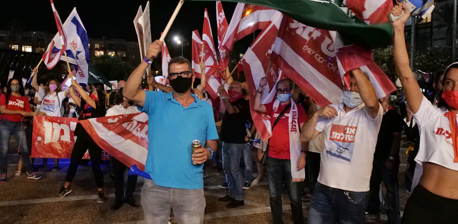 הפגנת העצמאים בשבוע שעבר בתל אביב