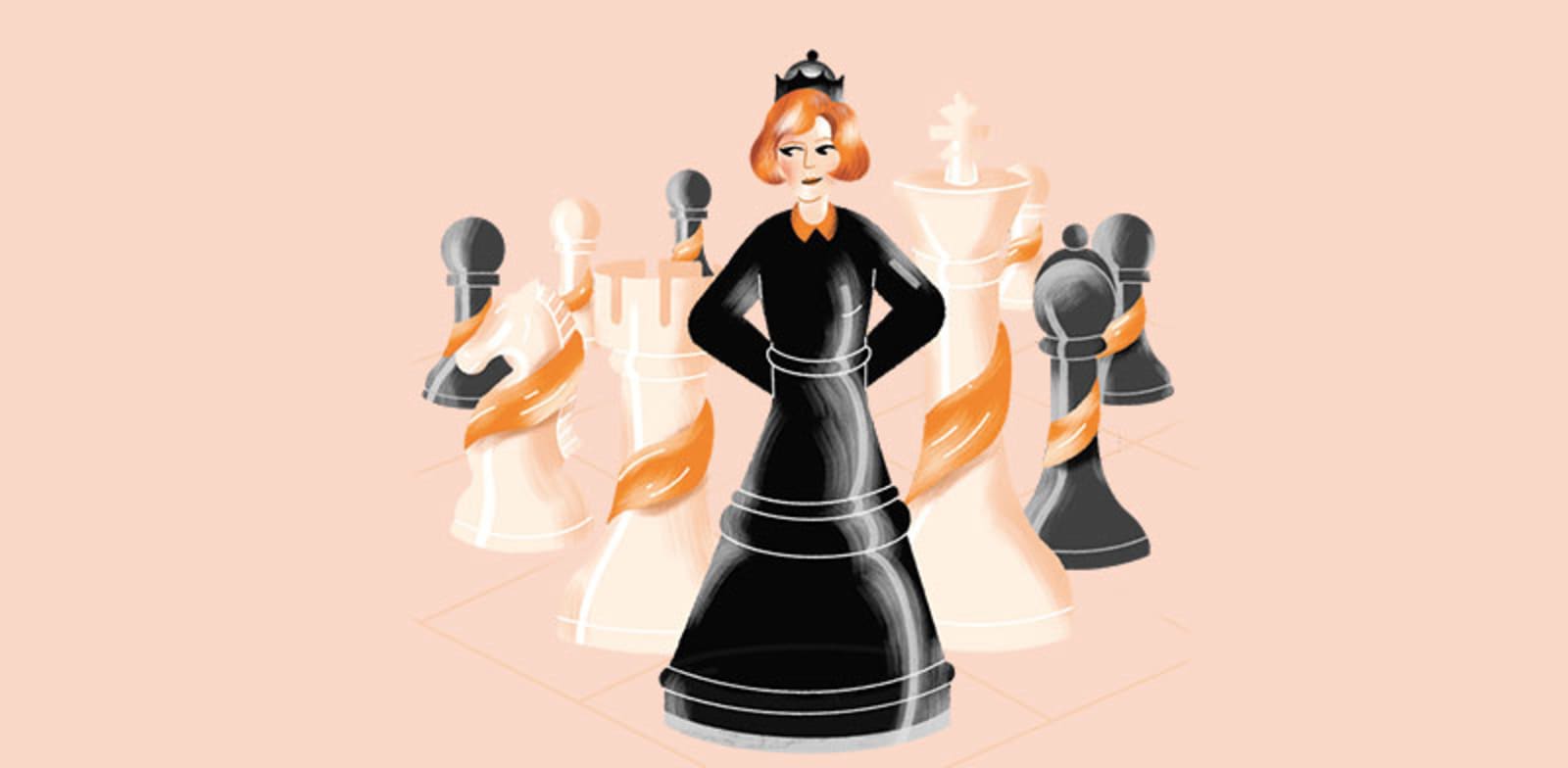 כשהרמון פגשה את בורגוב / איור: חן ליבמן