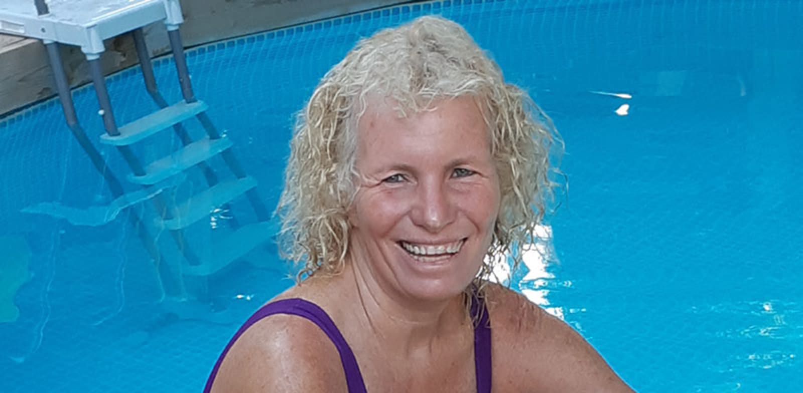 רחלי אור, בעלת "כמו דג במים" - המרכז לשחיית תינוקות ופעוטות בחיפה / צילום: גל אור לוי