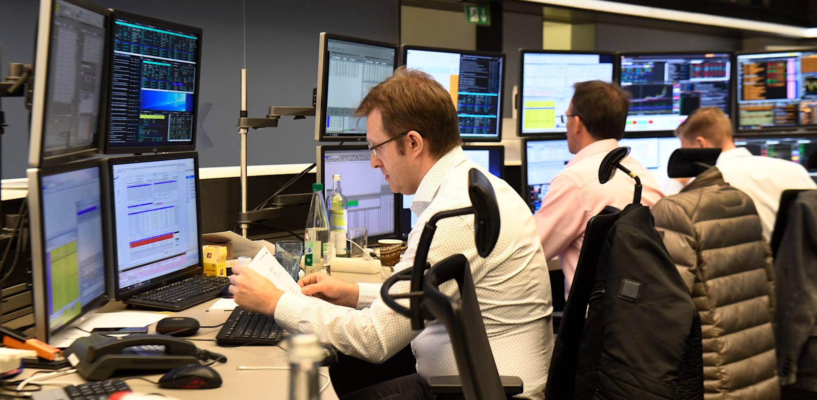 הבורסה לניירות ערך בפרנקפורט. משקפת נאמנה את הכלכלה הריאלית / צילום: Reuters, Sepp Spiegl