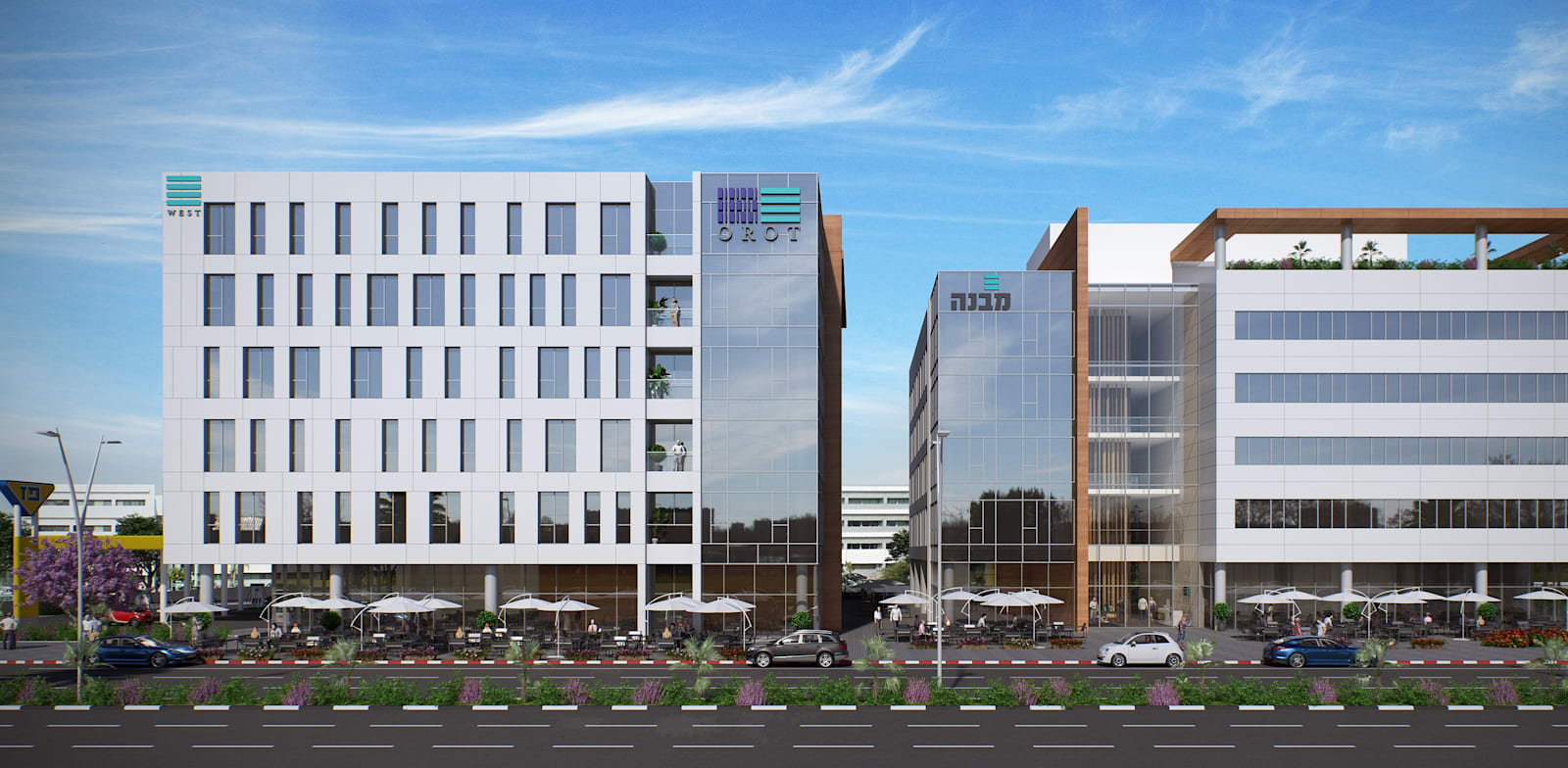 מתחם אורות באור יהודה / הדמיה: משה צור אדריכלים