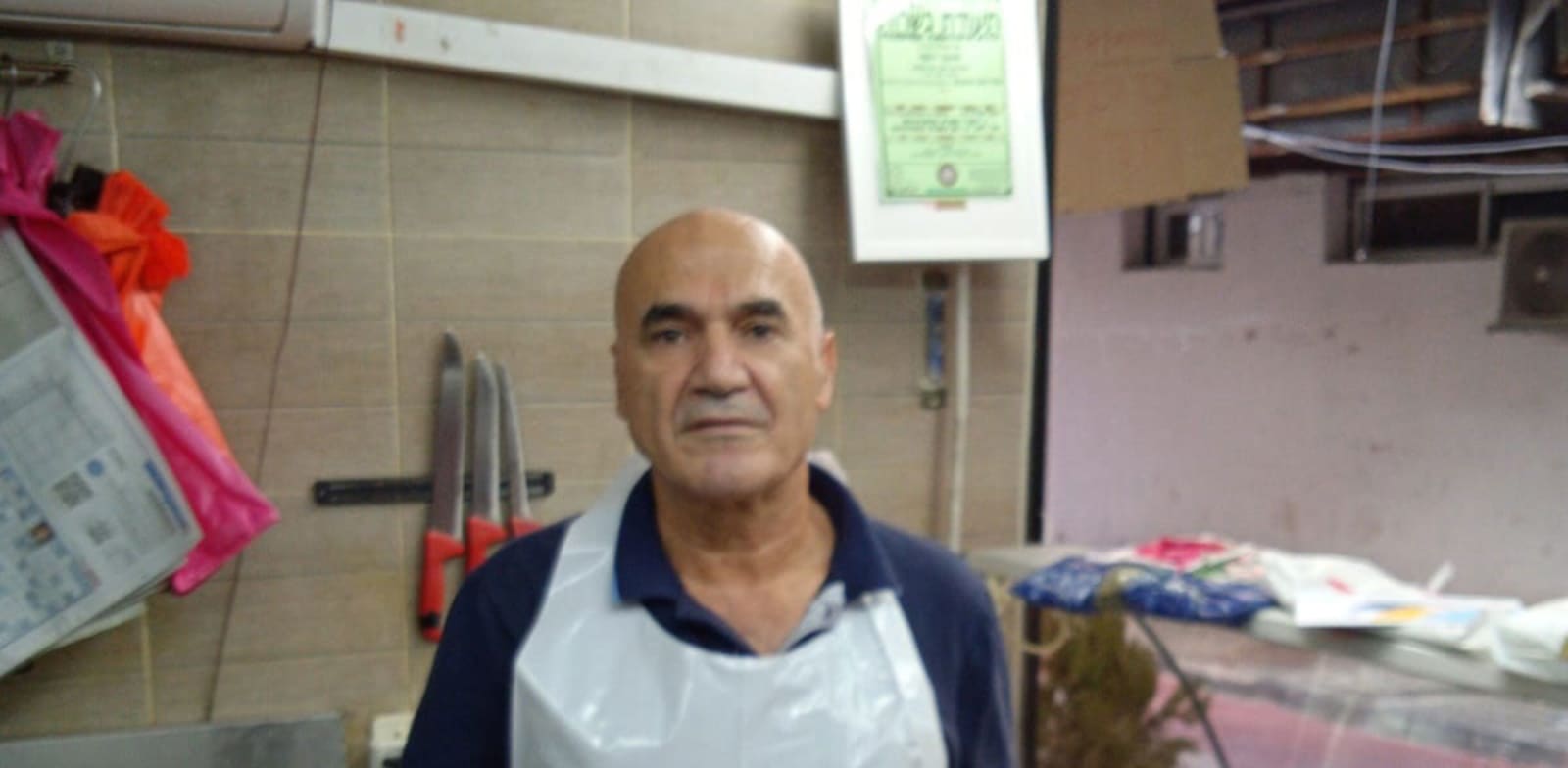 יוסף סומך. בעל איטליז משפחתי בשוק הכרמל בתל אביב / צילום: תמונה פרטית