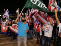 הפגנה של עצמאים נגד מדיניות הממשלה