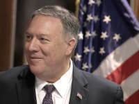 מזכיר המדינה מייק פומפאו. האריך ימים יותר מכל בעל כהונה אחר בצוות החוץ־והביטחון בממשל טראמפ / צילום: Associated Press, Jens Meyer