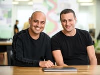 יוני אביטל ואסף גנות, מייסדי חברת קונטרולאפ / צילום: David Garb
