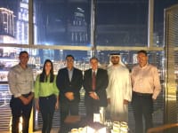 חברי המשלחת של התאחדות התעשיינים, איגוד לשכות המסחר ומכון היצוא באמירויות / צילום: דוברות התאחדות התעשיינים