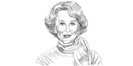 אסתי לאודר / איור: גיל ג'יבלי