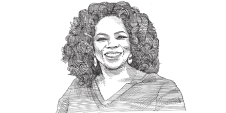 אופרה ווינפרי / איור: גיל ג'יבלי