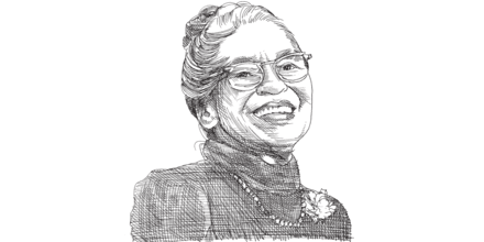 רוזה פארקס / איור: גיל ג'יבלי