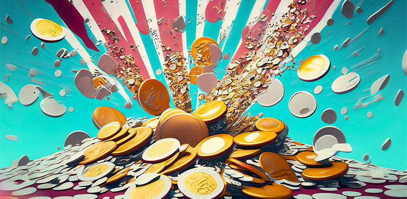 האם הראלי בשקל יימשך? / עיצוב: טלי בוגדנובסקי (נוצר באמצעות Adobe firefly)