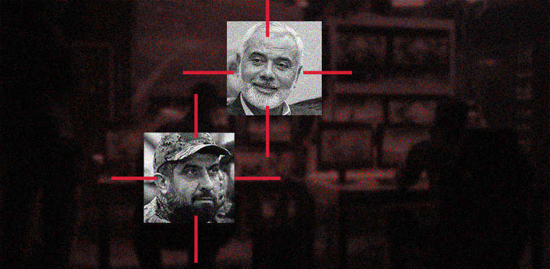 תוך 8 שעות. איסמעיל הנייה ופואד שוכר (חאג' מחסן) / צילומים: רויטרס-Onur Coban, ויקיפדיה, אילוסטרציה: טלי בוגדנובסקי