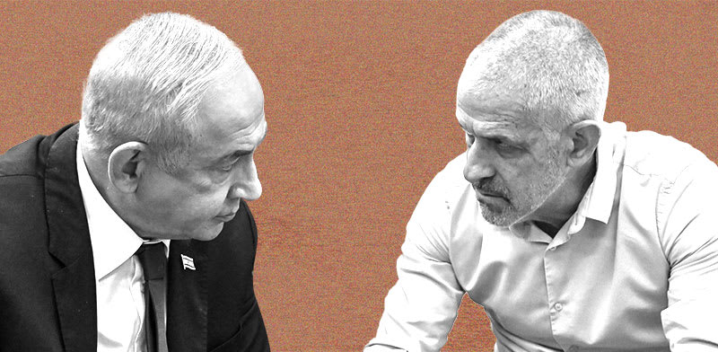 רונן בר ובנימין נתניהו / צילום: קובי גדעון/לע''מ