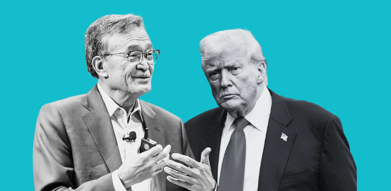 דונלד טראמפ ומנכ''ל אינטל ליפ בו טאן / צילום: אינטל