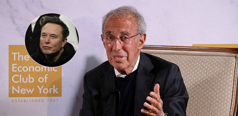רון בארון. בעיגול: אילון מאסק / צילום: רויטרס, AP