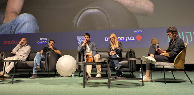 גיא נתן מארח את יקירה שחר, רון רבינוביץ', דור אליגולא ויניב פגוט / צילום: שלומי יוסף