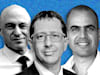 מיכאל קלמן, ניר כהן ויורם נוה / צילום: נטי לוי טל שחר, הבורסה לני''ע ת''א