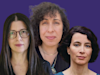 מימין: איילת גונדר-גושן, מיטל ניסים, שירי לב-ארי / צילום: טל שחר, פרטיים