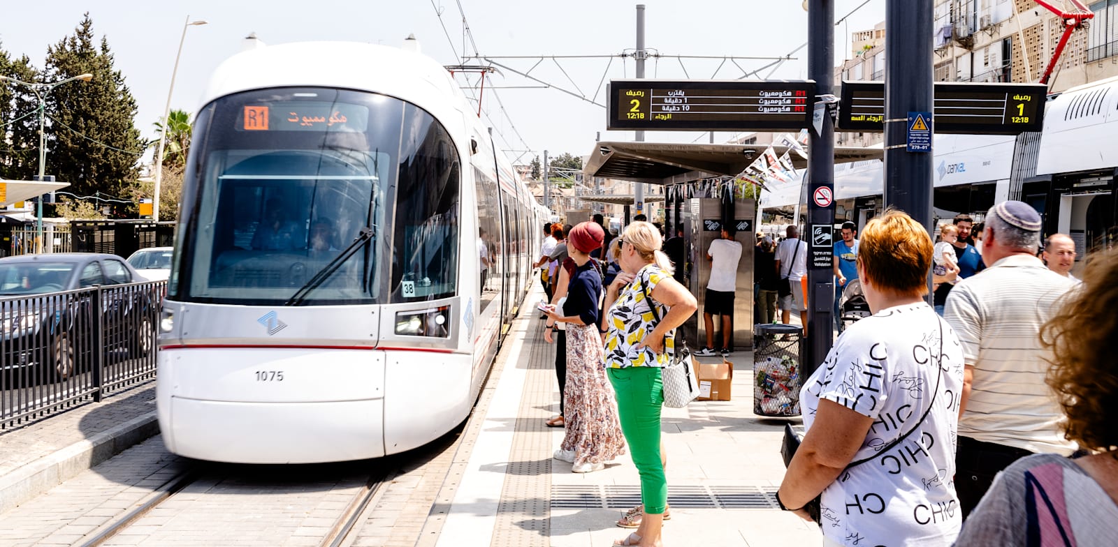 הרכבת הקלה, הקו האדום / צילום: יוסי כהן