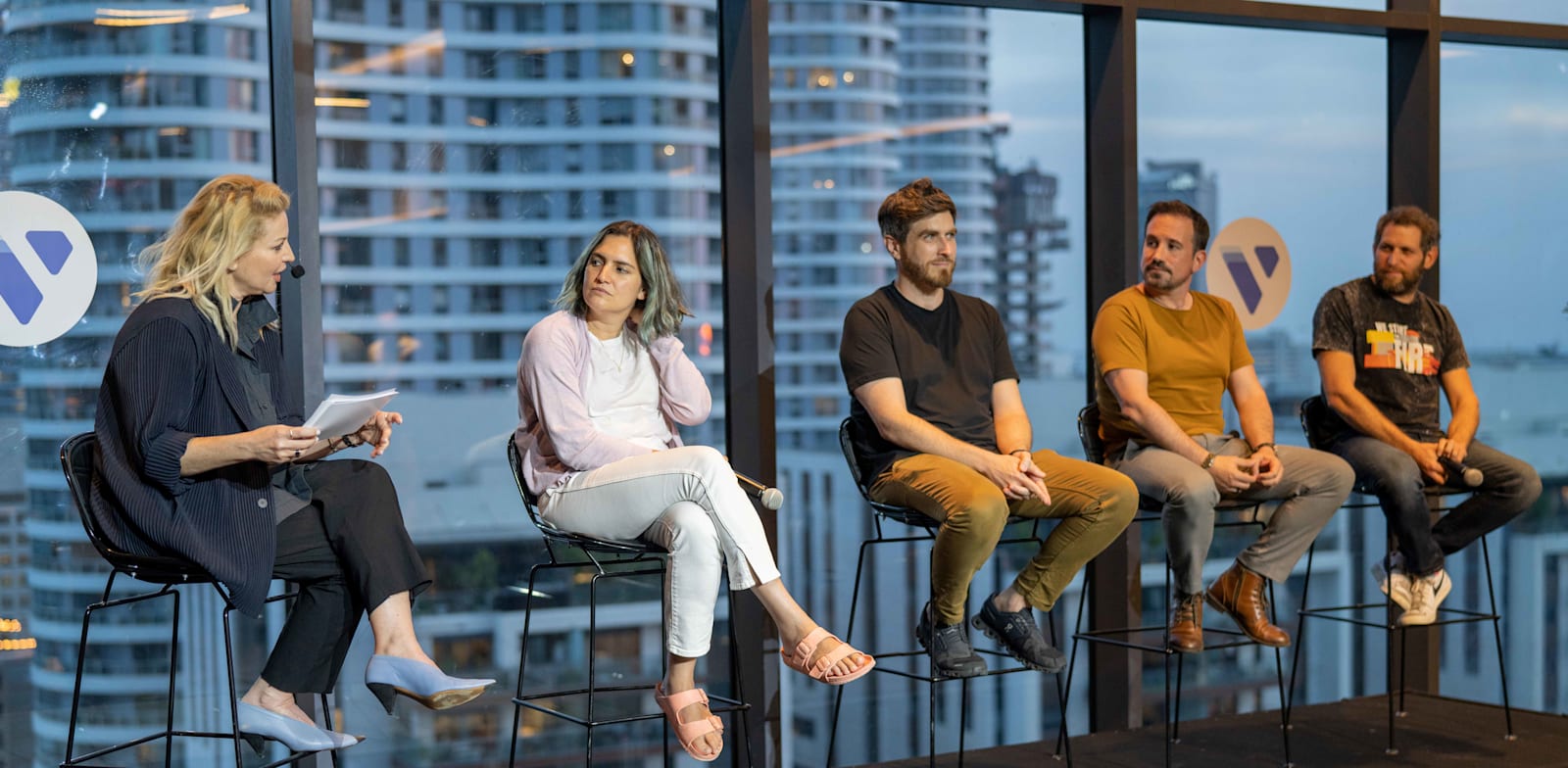 פאנל באירוע השקת הדאטה סנטר של וולצ'ר בתל אביב / צילום: ניב מאיו