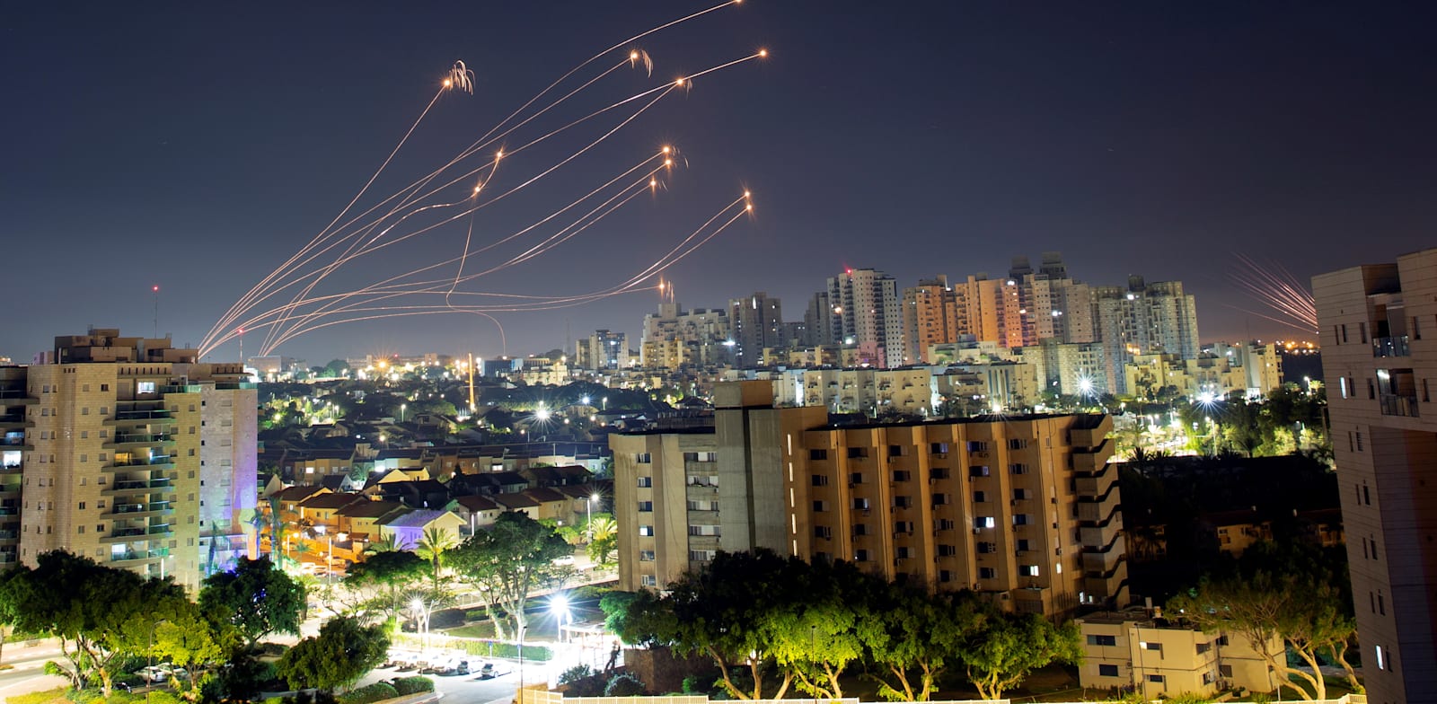 כיפת ברזל בפעולה במהלך מבצע ''שומר החומות'' / צילום: Reuters, Amir Cohen