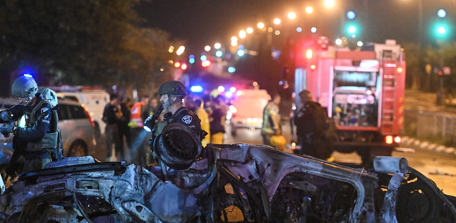 נפילת רקטה בקריית שמונה בשבוע שעבר / צילום: ap, Rami Shllush