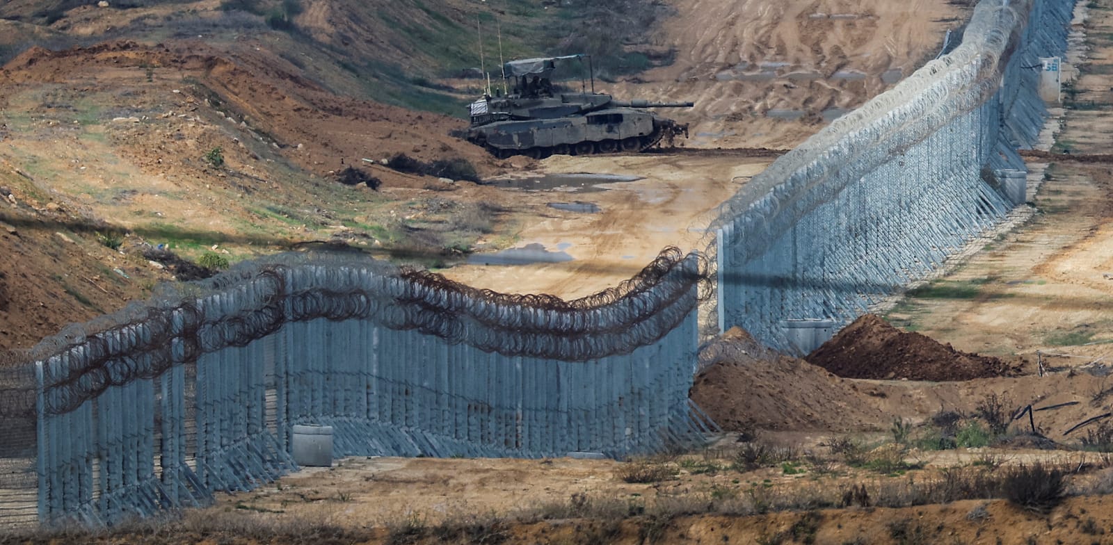 גדר הגבול בעזה / צילום: Reuters, Alexander Ermochenko