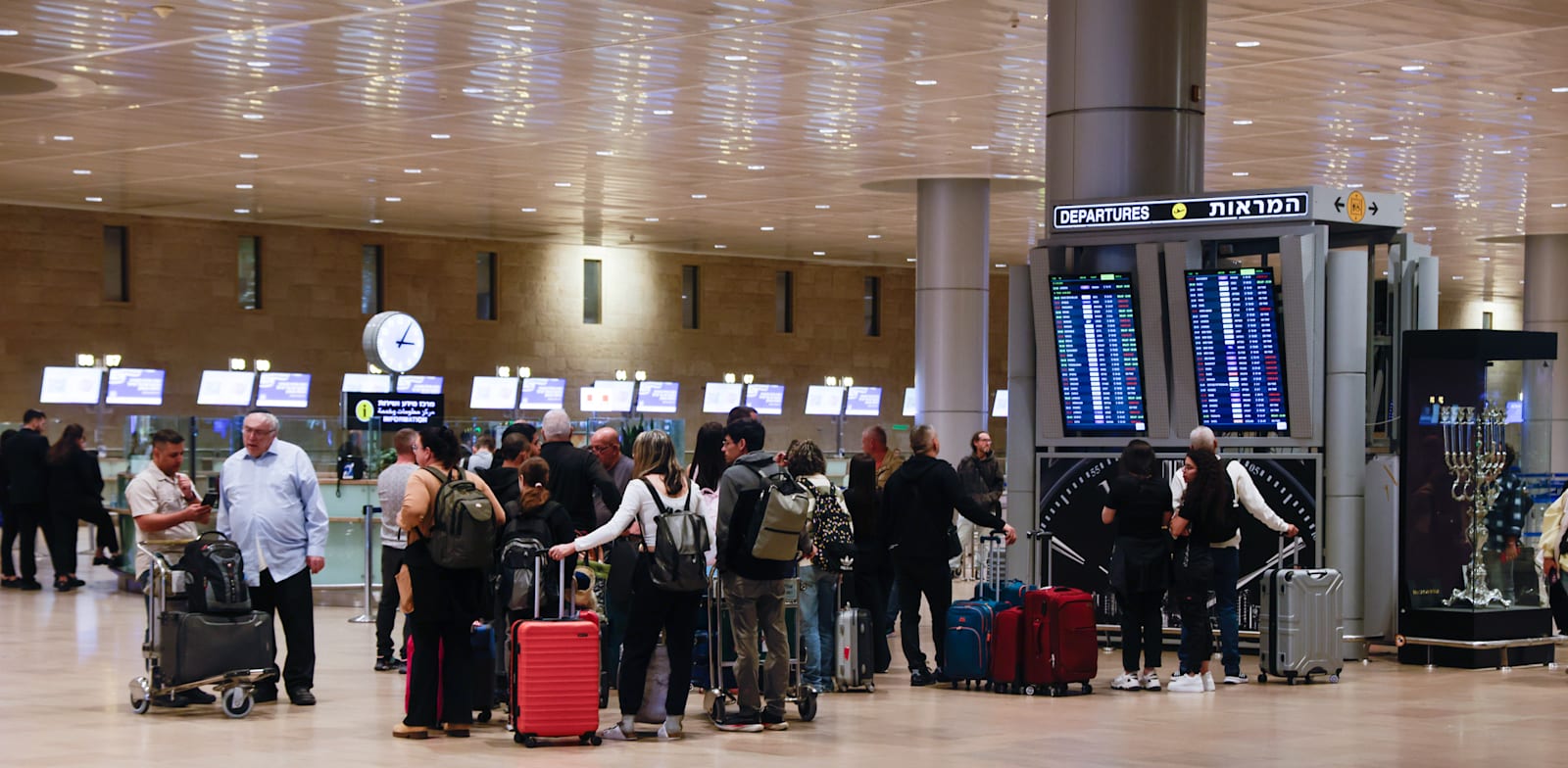 נתב''ג. חברות התעופה הבינלאומיות מהססות לשוב לפעילות / צילום: Reuters, Nir Keidar