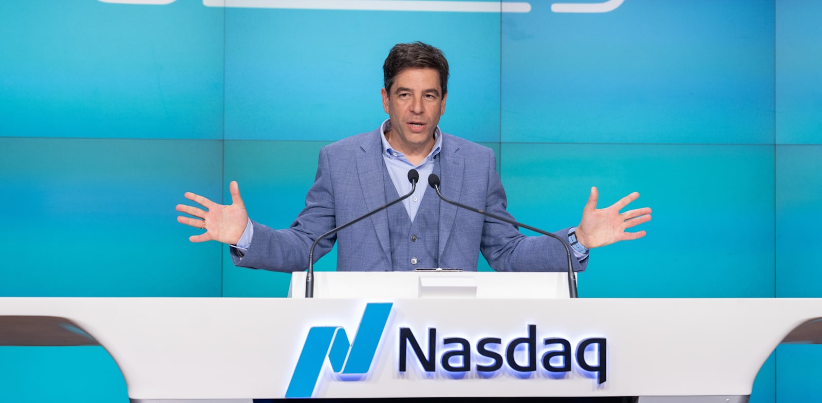 אייל פסו, מנכ''ל גאוזי / צילום: Photography courtesy of Nasdaq, Inc.