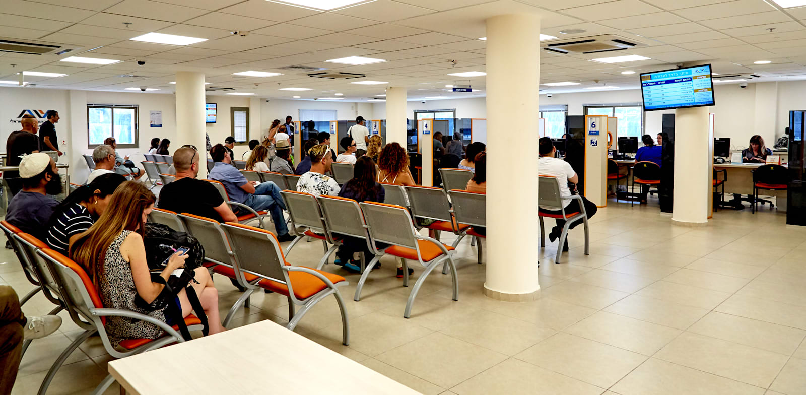 לשכת העבודה בת''א / צילום: שירות תעסוקה