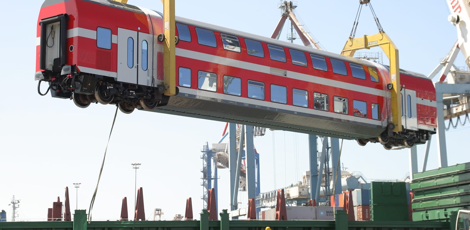 "רכבת ישראל - קרון דו קומתי / צילום: רכבת ישראל"