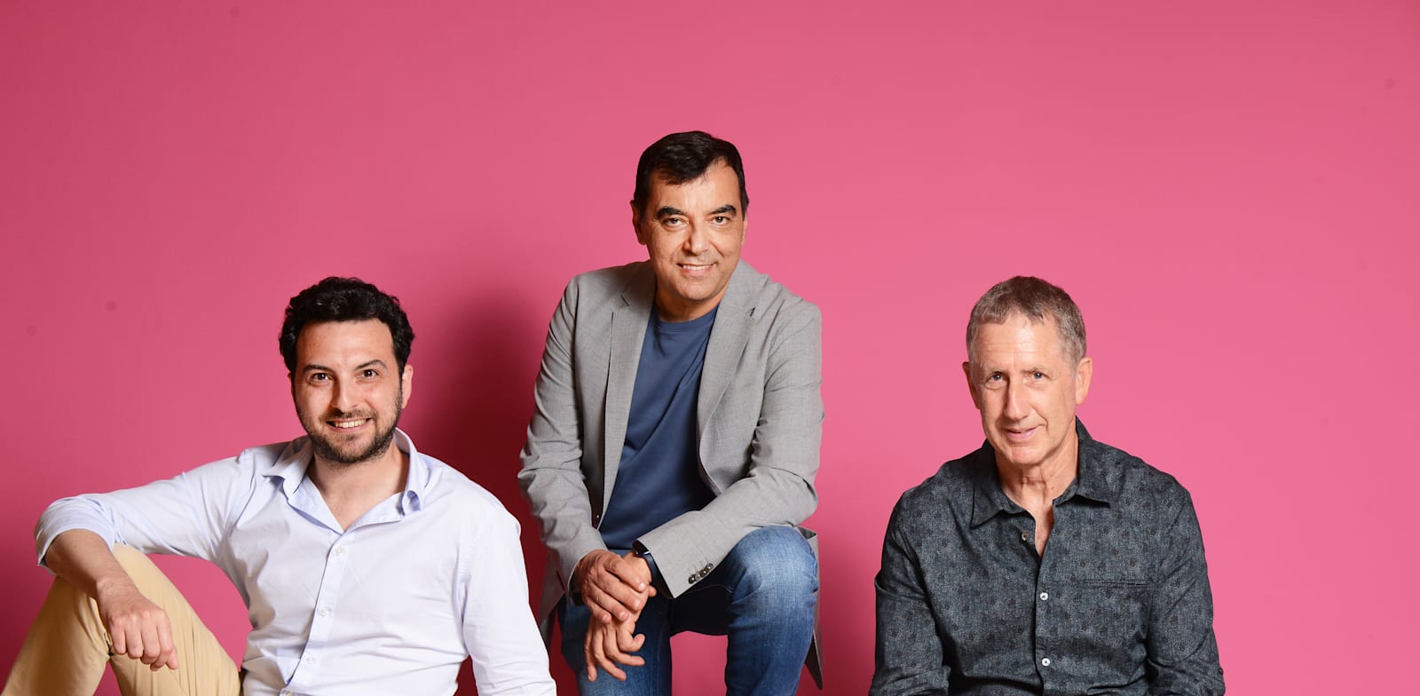 יואב שוהם, אמנון שעשוע ואורי גושן, מייסדי AI21 / צילום: איל יצהר