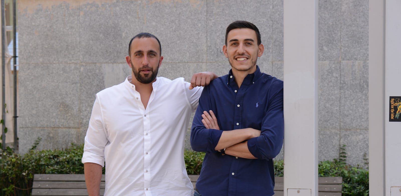 "יובל עבדי ואושר אמסלם, ממייסדי ''פורום רואי החשבון'' / צילום: איל יצהר"