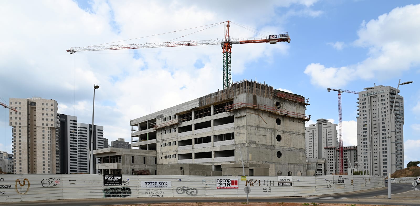 "אתר בנייה / צילום: אייל פישר"