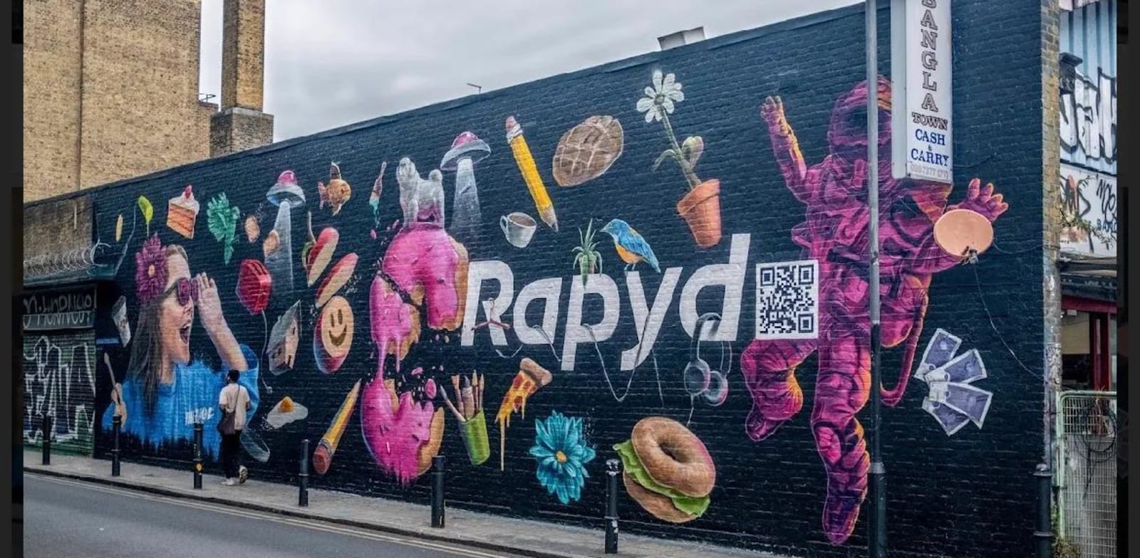 "קמפיין גרפיטי של ראפיד / צילום: באדיבות ראפיד"