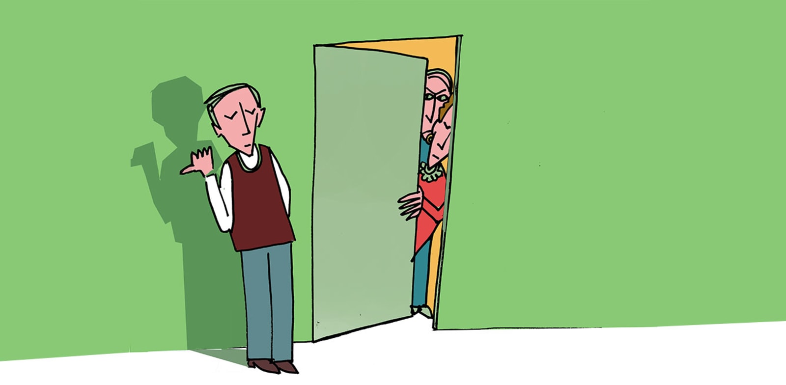 פינוי שוכרים / איור: גיל ג'יבלי