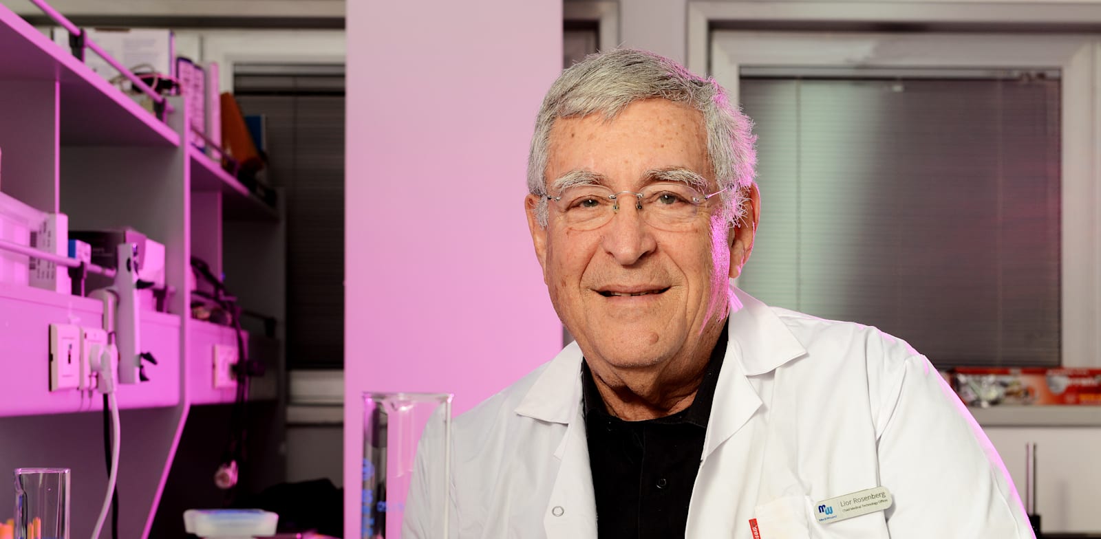 "פרופ' ליאור רוזנברג, מייסד חברת Mediwound / צילום: איל יצהר"